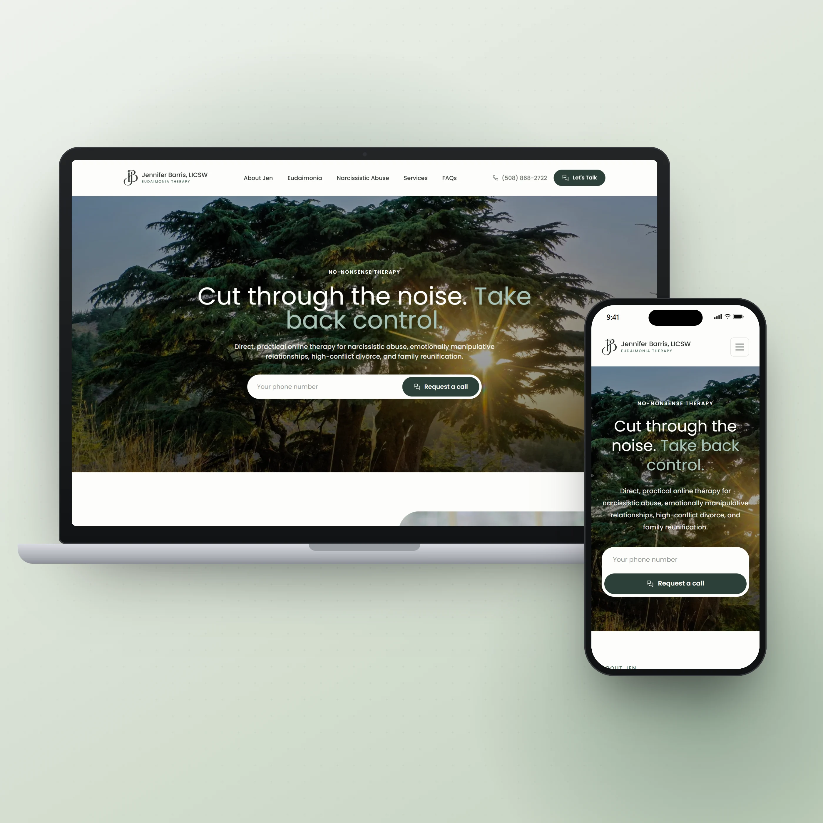 Jen Barris' Website, cover