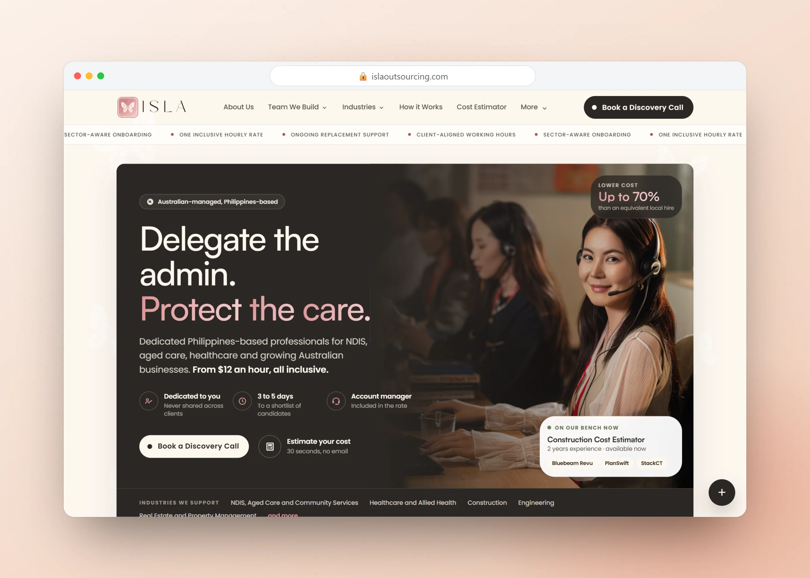 Isla, screen 1