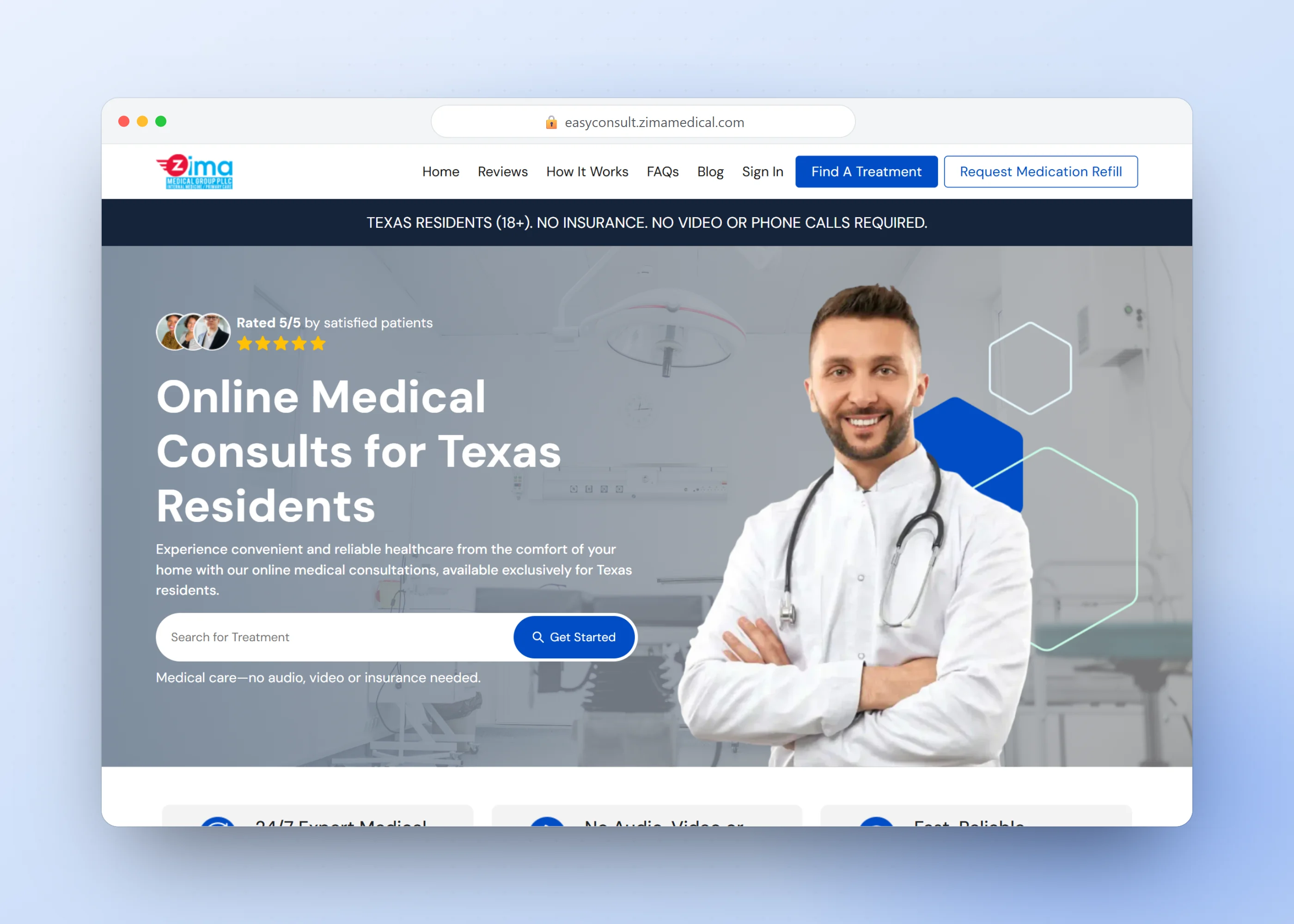 Zima EasyConsult | Project Contributor, screen 1